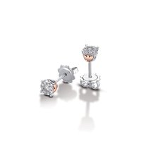 Orecchini Roberto Giannotti Donna La Luce Degli Angeli in Oro bianco Diamante 0.3 Ct LUX07 - LUX07